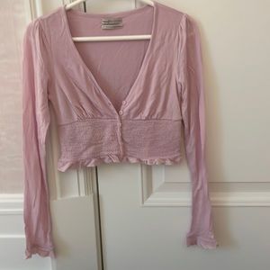 Urban Outfitters violet cropped long sleeve!